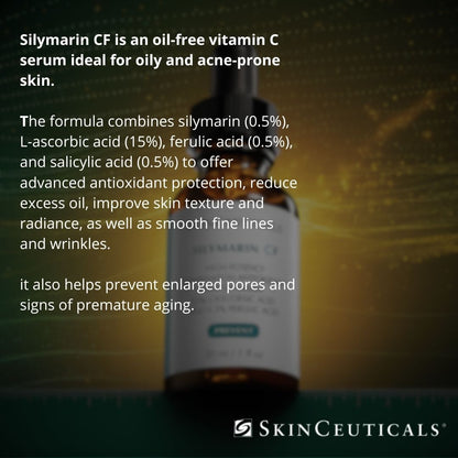 SkinCeuticals Silymarin CF Anti-Acne and Anti-Aging Effect